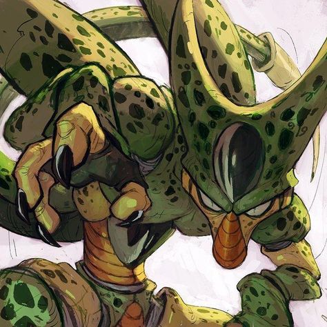 Imperfect Cell, Cell Dbz, Perfect Cell, Dbz Art, Dragon Balls, Dragon Ball Super Manga, Dragon Ball Wallpapers, Dragon Ball Artwork, Dragon Ball Art