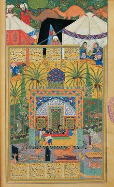 Mughal Miniature Paintings, Persian Art Painting, Persian Miniature, Iranian Art, Islamic Paintings, Eastern Art, Art Et Illustration, Art Antique, Historical Art