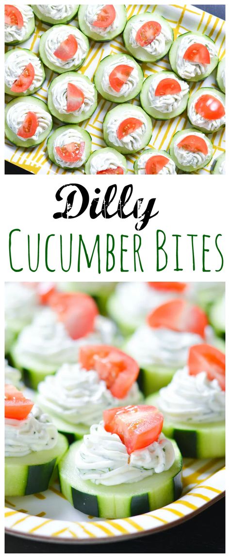 Healthy Appetizer, Cucumber Dill, Cucumber Diet, Cucumber Slices, Cucumber Bites, Appetizer Bites, Mini Cheesecakes, Snacks Für Party, Mango Salsa