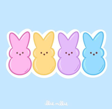 Peeps Easter, Easter Desktop Wallpaper, Easter Pfp, Peeps Wallpaper, Bridemaids Boxes, Mac Backgrounds, Easter Backgrounds, Phone Wallpaper Boho, Easter Wallpaper