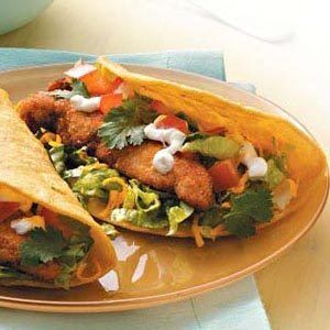 Chicken Finger Tacos for Two Rice And Refried Beans, Dinner For Two Recipes, Tacos For Two, Fried Chicken Taco, Chicken Finger, Easy Fried Chicken, Easy Chicken Pot Pie Recipe, Layton Utah, Meal For Two