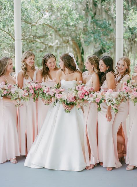 Wedding Dress Pink, Wedding Ball Gown, Soft Pink Wedding, Anne Barge, Bridal Store, Bridesmaid Colors, Pink Wedding Dresses, Future Wedding Plans, Classic Wedding Dress