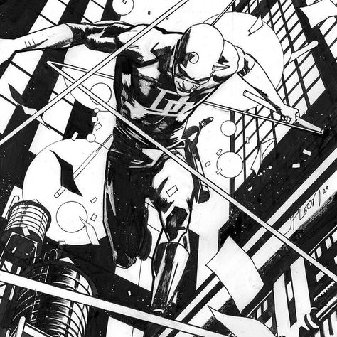 Daredevil - ManWithoutFear.com on Instagram: “Amazing Daredevil commission by John Paul Leon!  #Repost @johnpaulleon (@get_repost) ・・・ DD commission finished  #johnpaulleon #daredevil…” Marvel Inhumans, Best Comic Books, Black Bolt, Mike Mignola, John Paul, Book Images, Comic Book Artists, Comic Illustration, Comic Books Art