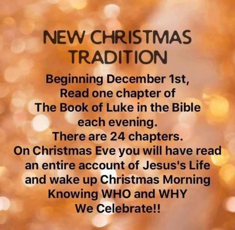 Book Of Luke, Christmas Bible, Christmas Tradition, Vie Motivation, December 1st, Bible Quotes Prayer, Bible Encouragement, Read Bible, Christmas Morning