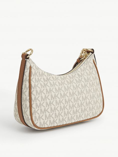 MICHAEL MICHAEL KORS - Jet Set Charm faux-leather shoulder bag | Selfridges.com Jet Set Style, 90s Shoulder Bag, Set Style, Bag Trends, Lucky Charm, Michael Kors Jet Set, Jet Set, Chain Strap, Leather Shoulder Bag