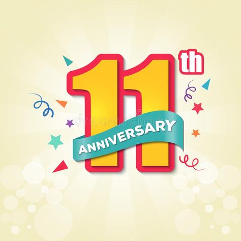 Colorful Anniversary Emblem 11th Anniversary Template Design Vector. Celebrate I , #SPONSORED, #Emblem, #Colorful, #Anniversary, #Template, #Celebrate #ad Anniversary Template, 11 Anniversary, Anniversary Design, Work Anniversary, 11th Anniversary, Anniversary Logo, 1st Anniversary, Vector Stock, Design Vector