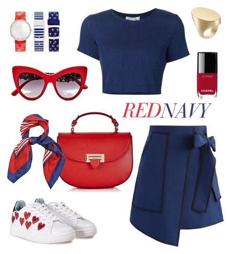 Red And Blue Outfits For Women, Red And Navy Blue Outfit, Red Blue Outfit, Blue And Red Outfit, Navy Blue Outfits, Red And Blue Outfit, Navy Blue Outfit, Stile Blair Waldorf, Effortlessly Chic Outfits