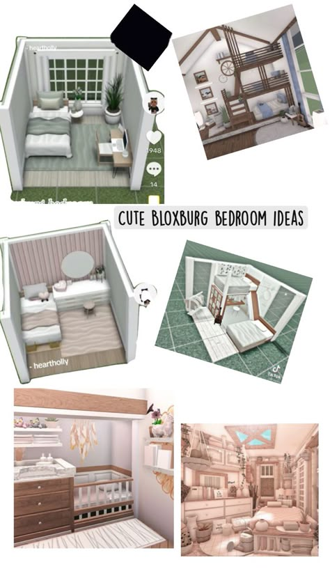 These are not mine credits to the owners Small Minimalist Bloxburg House, Tiny House Floor Plans Bloxburg, Bloxburg House Pictures, Cute Bloxburg Bedrooms Ideas, Bloxburg Bedroom Tutorial, Bloxburg Clutter Ideas, Bloxburg Living Room Ideas Small Easy, Cute Bedroom Ideas Bloxburg, Mood Station Bloxburg