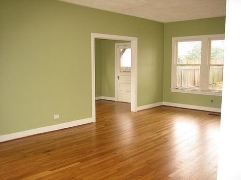 Celery Green, Green Walls, Interior Paint Colors, Interior Paint, Celery, Wood Floors, Paint Colors, Paint, Wood