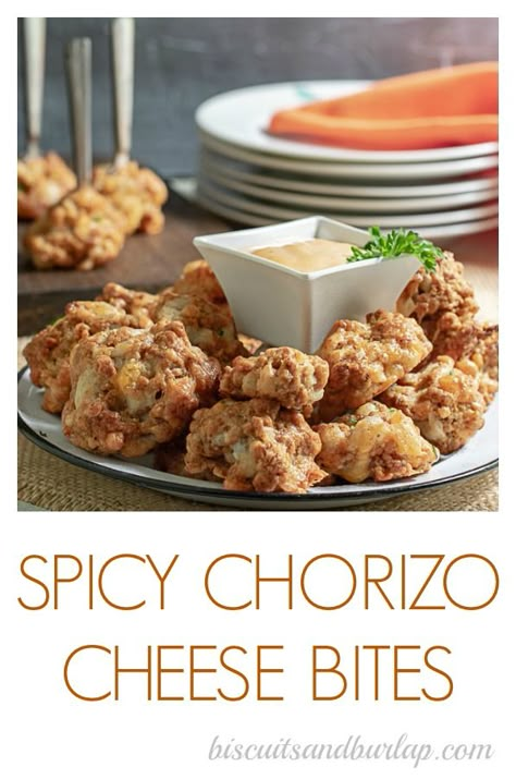 An update to the classic sausage ball recipe is made with Chorizo sausage and 4 Cheese Mexican Shredded Cheese. #sargento #sausageballs #chorizo #mexican #cheese #chorizoappetizer #appetizer #hotappetizer #ad PLEASE NOTE: This recipe is NOT gluten free. Recipes With Chorizo Sausage Links, Chorizo Appetizers For Party, Chorizo Sausage Balls, Chorizo Appetizer Recipes, Chorizo Balls, Mexican Chorizo Recipes, Recipes With Chorizo Sausage, Sargento Recipes, Chorizo Recipes Appetizers