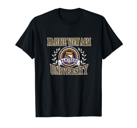 PRICES MAY VARY. Officially Licensed Prairie View A&M University apparel. Show your support for the Panthers with this PVAMU logo apparel! The soft material and digitally printed logo make this a great addition to any Prairie View Panthers apparel collection! Go Panthers! Wear this fan favorite Prairie View Panthers apparel to the big game or just hanging out around the house. The unique logo done in vibrant colors will let everyone know your affiliation with PVAMU! Lightweight, Classic fit, Dou Prairie View A M University, University Apparel, Prairie View, Clothing Logo, Unique Logo, Big Game, Soft Material, Hanging Out, The House