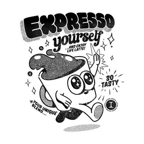 I Love Coffe, Hd Posters, Coffee Espresso, Retro Cartoons, Cartoon Character Design, Custom Products, Blow Your Mind, Acrylic Wall Art, Free Art