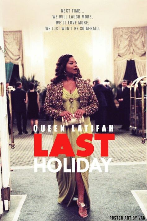 #LastHoliday (2006) Last Holiday Movie, Last Holiday, Queen Latifah, Holiday Poster, Adventure Movies, Holiday Movie, Good Movies To Watch, Love Movie, Film Movie