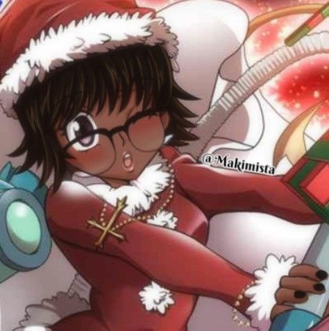 Black Shizuku Pfp, Black Anime Christmas Pfp, Christmas Pfp Cartoon, New Year Pfp, Christmas Pfp Aesthetic, Xmas Pfp, Drawing Edits, Poc Pfps, Christmas Profile Pictures