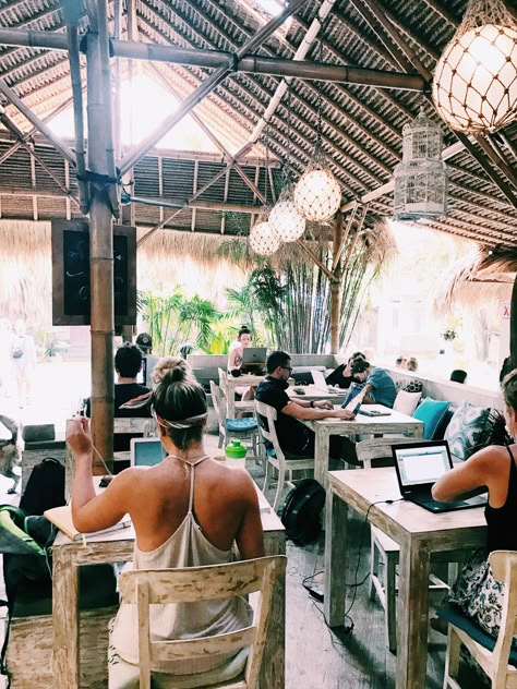 Digital Nomad Aesthetic Bali, Manifest Work, Digital Nomad Aesthetic, Bali Living, Traveling Tattoo, Bali Nature, Travel Aesthetic Wallpaper, Gili Meno, Mount Batur