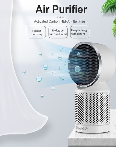 Negative Ion Rotating Activated Carbon Hepa Filter Air Purifier ATLS7 hepa air purifier filters 99.95% of dust, pollen, cigarette smoke, odors, mold Air Purifier Creative Ads, Air Purifier Ads, Humidifier Design, Air Purifier Filters, Care Tasks, Photo Studio Equipment, Air Purifier Design, Atlas Air, Home Water Filtration