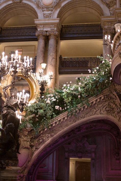 Opera Garnier | floraison-paris.com Ballroom Aesthetic, Opera Garnier Paris, Royalcore Aesthetic, Opera Garnier, Fancy Ball, Aesthetic Architecture, Ball Aesthetic, Castle Aesthetic, Royalty Aesthetic