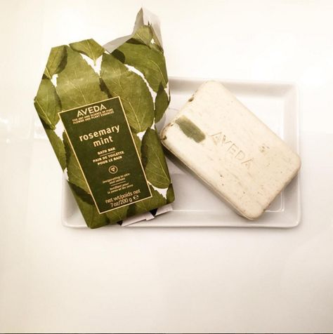 The freshest way to start the day. Aveda Rosemary Mint Bath Bar. Aveda Rosemary Mint, Salon Photoshoot, Aveda Products, Aveda Makeup, Botanical Science, Cosmetics Design, Natural Alternatives, Bare Minimum, Rosemary Mint