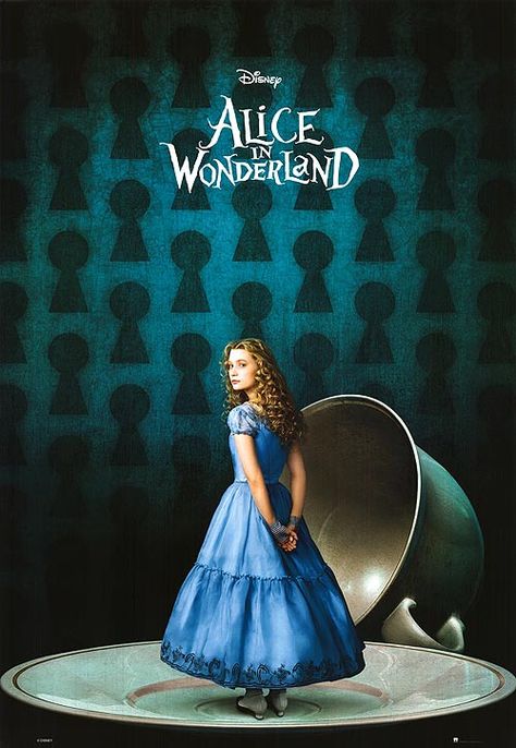 Alice in Wonderland : Alice Alice In Wonderland Original, Alice In Wonderland Poster, Alice In Wonderland Characters, Mia Wasikowska, Walt Disney Pictures, Walt Disney Studios, Test Taking Skills, Disney Alice, Disney Studios