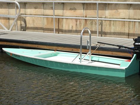 Click this image to show the full-size version. Boat Conversion, Micro Skiff, Flats Boats, Okoume Plywood, Jon Boats, John Boats, Wood Boat Plans, Family Boats, Build Your Own Boat