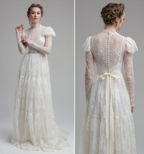 Vintage Lace Dress Victorian, Wedding Dress Victorian Style, Vintage Wedding Dress Sleeves, Victorian Lace Wedding Dress, Victorian Inspired Wedding Dress, Victorian Style Wedding Dress, Vintage Style Wedding Dress, Wedding Dress Vintage Sleeves, Victorian Lace Dress