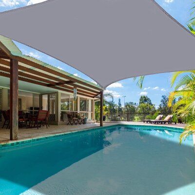 Shade Ideas For Pool Area, Pool Shade Structure, Shade Over Pool, Pool Shade Ideas, Pool Sun Shade, Backyard Pool Deck, Deck Courtyard, Pool Canopy, Tiki Garden