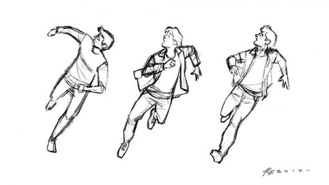 Drawing Poses Dynamic, Poses Dynamic, Running Drawing, Running Pose, Running Art, Figure Drawings, Tutorial Drawing, Action Pose Reference, Person Drawing