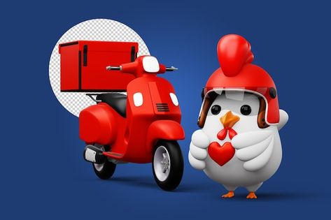 Cute chicken holding heart delivery chic... | Premium Psd #Freepik #psd #chicken #3d-delivery #delivery-service #cartoon-chicken Holding Heart, Cartoon Chicken, Sports Templates, Cute Chicken, Cute Chickens, Logo Psd, Technology Icon, Business Card Maker, Flyer Maker