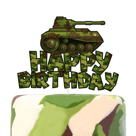 Army Cake, Army Party, Cake Toppers, Happy Birthday, Cake, Birthday, Quick Saves