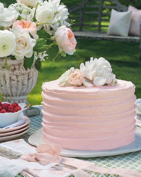 Raspberry Layer Cake, Swans Down Cake Flour, Spring Time Desserts, Raspberry Frosting, Cloud Cake, Spring Cake, Southern Lady, Southern Ladies, Creative Flower Arrangements