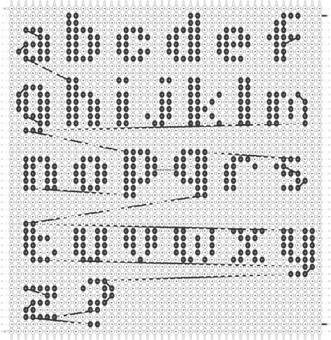 Alpha pattern #54644 | BraceletBook Alpha Patterns Letters, Crochet Alpha Pattern Letters, Alpha Bracelet Pattern Letters, Friendship Bracelet Alpha, Friendship Bracelets With Names, Macrame Letters Alpha Patterns, Alpha Friendship Bracelet Keychain Patterns, Lowercase Alphabet, Cross Stitch Fonts