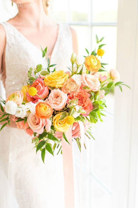 Summer Citrus Wedding, Brides Flowers Bouquet, Pink Bridal Bouquet, Citrus Wedding, Pink Wedding Inspiration, Bridal Bouquet Pink, Wedding Bouquets Bride, Indiana Wedding, Wedding Inspiration Summer