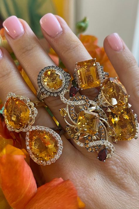 Which one would you wear? 🧡 #Cinnamon #Citrine #CinnamonCitrine #Levian #Levianista #FineJewelry #Jewelry #Gemstones #Gems #Sparkling #Rings #Ring #Ringsofinstagram #Ringstagram Le Vian Jewelry, Citrine Rings, Blessed Wednesday, Levian Jewelry, Elegant Jewellery, Diy Jewelry Unique, Citrine Jewelry, Brown Jewelry, Le Vian