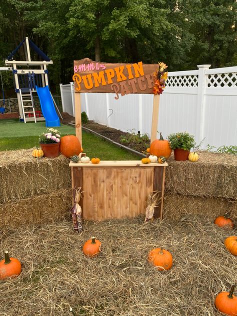 Birthday party pumpkin patch Indoor Pumpkin Patch Ideas, 1st Birthday Pumpkin Patch, First Birthday Pumpkin Patch, Pumpkin Patch Party Decorations, Pumpkin Patch 2nd Birthday Party, Diy Pumpkin Patch Party, Pumpkin Patch Centerpiece, Cutest Pumpkin In The Patch Birthday, Fall 3rd Birthday Party