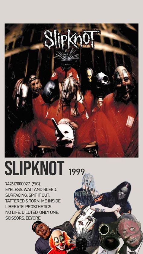 1999 Wallpaper, Spit It Out, Slipknot