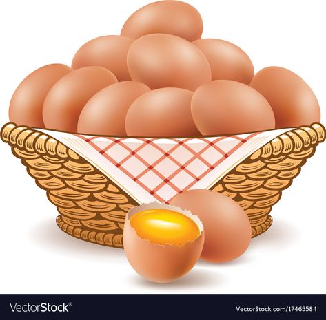 Egg In A Basket, Eggs In Basket, Egg Pictures, Eggs In A Basket, Egg Packaging, Artsy Background, Photo Elements, Blue Comforter Sets, Chicken Painting