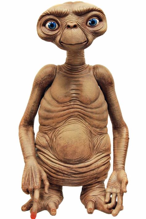 E.t. Phone Home, Et Phone Home, Cartoon Alien, Foam Props, Et The Extra Terrestrial, Alien Movie, Home Theater Decor, Home Theater Setup, Life Size Statues