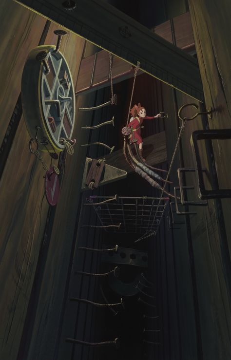 Studio Ghibli - Arrietty (the Borrowers) The Secret World Of Arrietty, Studio Ghibli Films, Art Studio Ghibli, Isao Takahata, Secret World Of Arrietty, Comfort Movies, Howls Moving, The Secret World, Studio Ghibli Movies