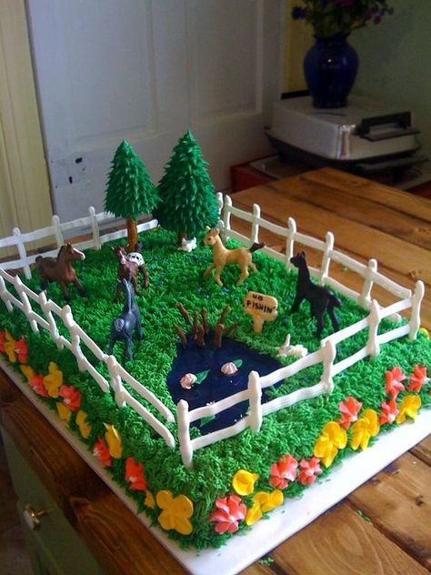 Horse Birthday Cakes, Horse Birthday Cake, Horse Birthday Parties, Pony Cake, Horse Cake, Farm Cake, Cowgirl Birthday Party, Horse Party, Horse Birthday