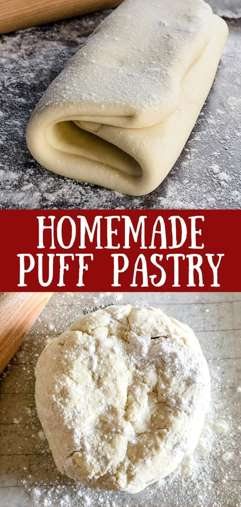 Home Made Pastry Dough, Puff Pastry From Scratch Recipes, Homemade Pastry Dough Recipes, Making Puff Pastry Dough, Recipe For Puff Pastry Dough, Pastry Puff Dough Recipes, Recipe For Pastry Dough, Pastry Recipes Homemade, Home Made Puff Pastry Recipes