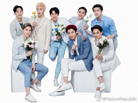 190518 Nature Republic Official on Weibo: #EXO #엑소 Exo Nature Republic, Exo Group, Exo Official, Exo Couple, Exo Ot12, Chanyeol And Do, Nature Republic, Xiu Min, Exo Chanyeol