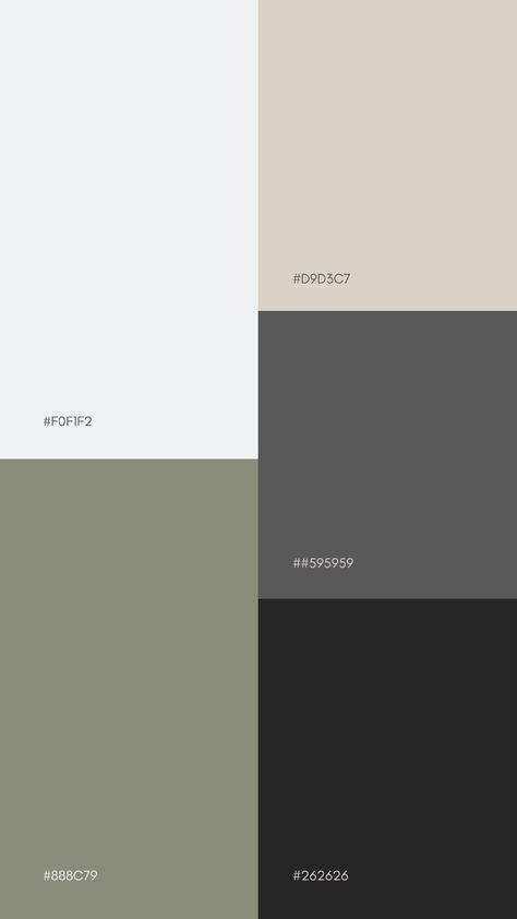 Dark Grey Color Palette, Color Palette Interior, Color Palette Interior Design, Monochromatic Color Palette, Grey Color Palette, Dark Grey Color, Grey Color, Modern Interior Design, Natural Materials