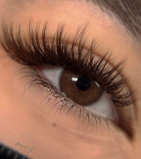 Brown And Black Eyelash Extensions, Brown Eye Lashes Extensions, Eyelash Extensions Brown Eyes, Brown And Black Lash Extensions, Brown Eyelashes Extensions, Dark Brown Lash Extensions, Brown Lashes Extensions, Lash Extensions Brown, Brown Eyelash Extensions