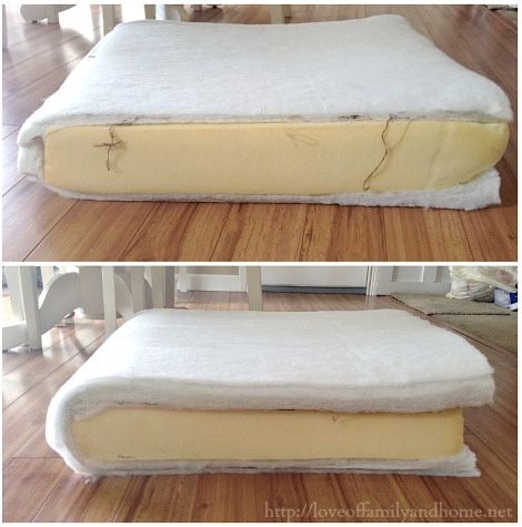 THIS AND THAT Diy Couch Cushions, Reupholster Furniture, Upholstery Diy, Diy Couch, Slip Covers, Diy Sofa, Furniture Repair, Couch Cushions, Diy Furniture Couch