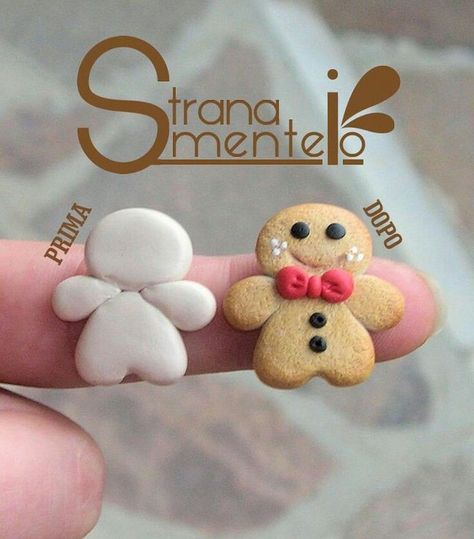 Kawaii Diy, Polymer Clay Ornaments, Christmas Clay, Polymer Clay Christmas, Polymer Crafts, Cute Polymer Clay, Polymer Clay Miniatures, Clay Ornaments, Clay Miniatures