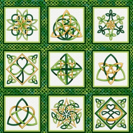 Irish Quilt Patterns, Irish Embroidery, Irish Pattern, Irish Folk, Celtic Quilt, Stained Glass Quilt, Quilting Templates, Celtic Patterns, Celtic Knotwork