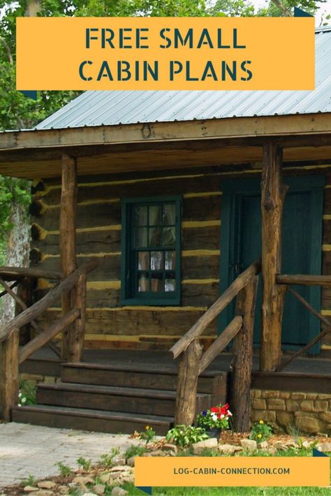 Diy Log Cabin Plans, Diy Small Cabin Plans Off Grid, Small Rustic Cabin Plans, Simple Log Cabin Homes, Inexpensive Houses To Build, Small Log Cabin Floor Plans, Simple Cabin Floor Plans, Cabin Layout Floor Plans, Small Cabin Plans With Loft