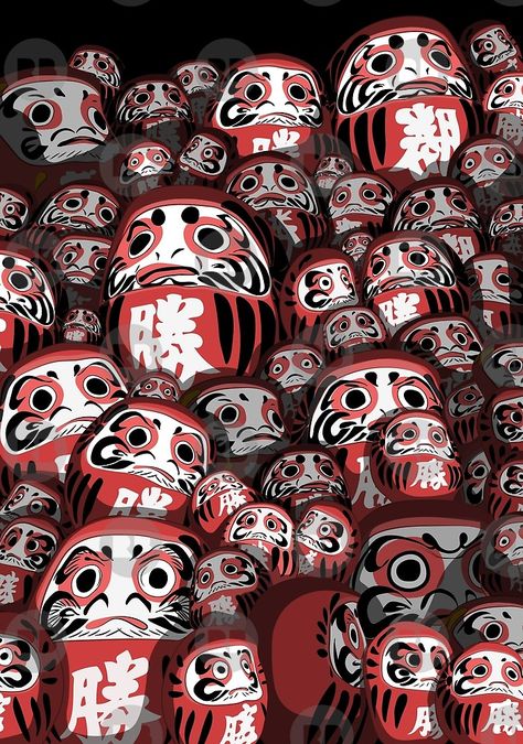 "Japanese dolls" by #noeldelmar | #Redbubble #digital #illustration #Japan #Japanese #painting #drawing #cute #cool #design #home #decor #onlineshopping #culture #folklore #tradition Daruma Wallpaper, Japanese Folklore Art, Daruma Doll, Japan Painting, Japanese Art Prints, Japanese Pop Culture, Japanese Sleeve Tattoos, Japanese Tattoo Art, Japanese Dolls