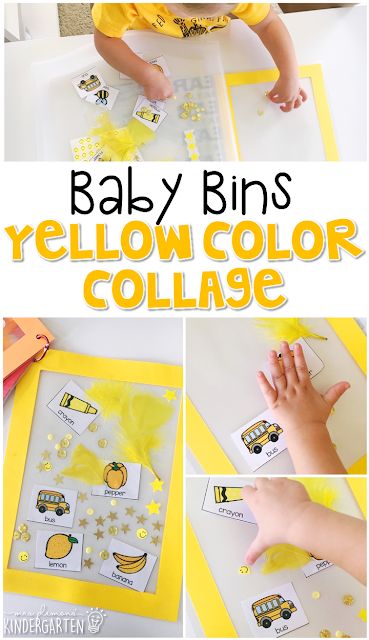 Learning The Color Yellow, Color Activities For Toddlers, Yellow Crafts, Color Lessons, The Color Yellow, Preschool Colors, Toddler Classroom, Yellow Theme, Daycare Activities