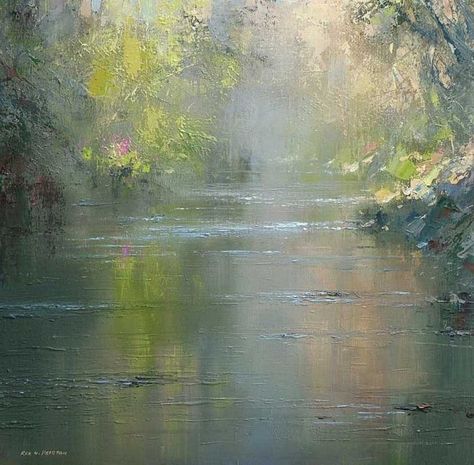 Rex Preston, England Rex Preston, 수채화 그림, Abstract Art Landscape, Abstract Landscape Painting, Water Painting, Oil Painting Landscape, Art Oil, Preston, Abstract Landscape